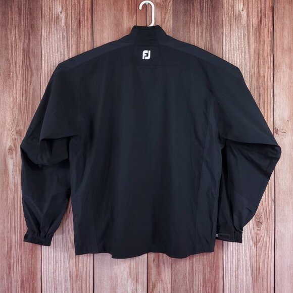 Footjoy FJ Dryjoys Hydrolite Springfield Country Club Golf Mens XL Black Jacket - Picture 2 of 16